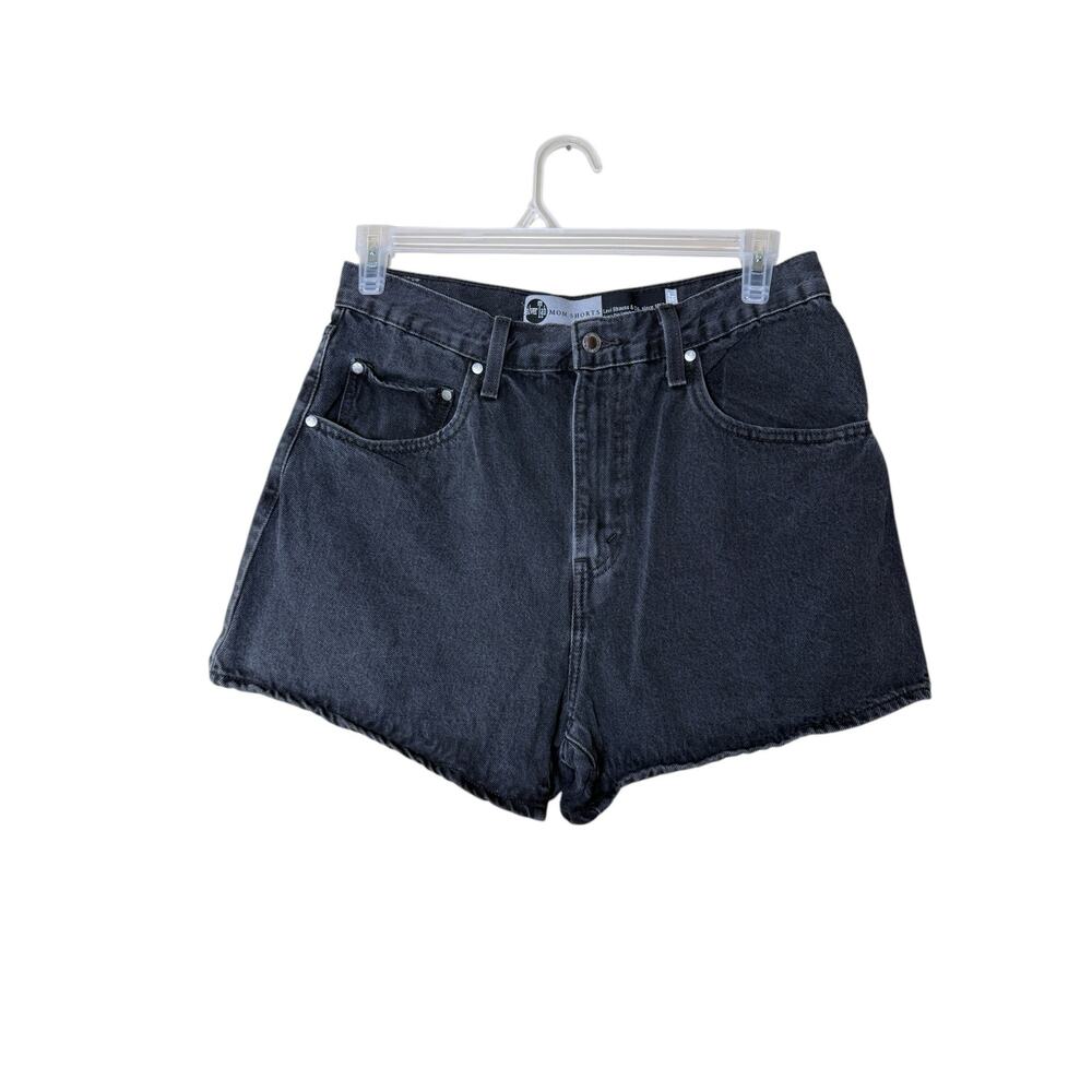 Levi’s Silver Tab Mom denim jean shorts black size 31